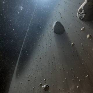 Asteroid phone wallpaper
