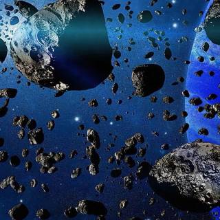 Asteroid phone wallpaper