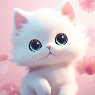 Cute kitten iPhone wallpaper