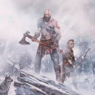 God of War 4 iPhone wallpaper