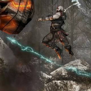 God of War 4 iPhone wallpaper