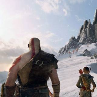 God of War 4 iPhone wallpaper