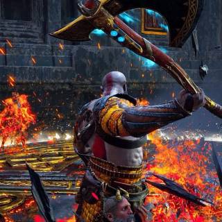 God of War 4 iPhone wallpaper