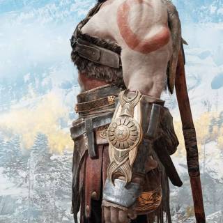 God of War 4 iPhone wallpaper