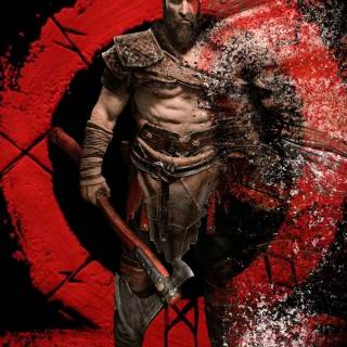 God of War 4 iPhone wallpaper