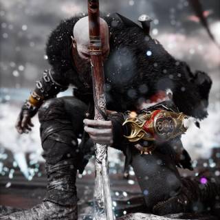 God of War 4 iPhone wallpaper