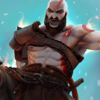 God of War 4 iPhone wallpaper