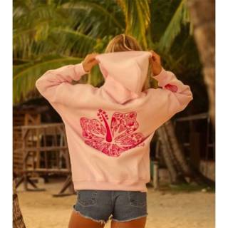 Pink Palm Puff wallpaper