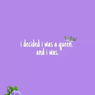 Crown and quotes wallpaper