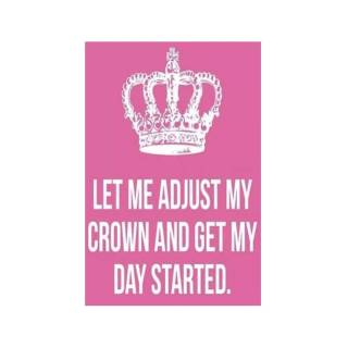 Crown and quotes wallpaper