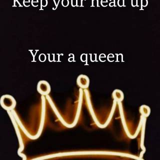 Crown and quotes wallpaper