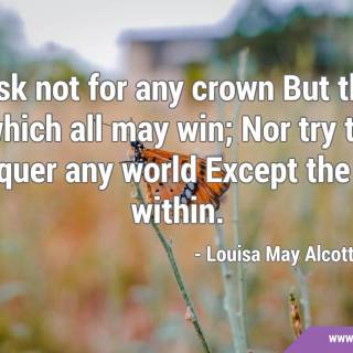 Crown and quotes wallpaper