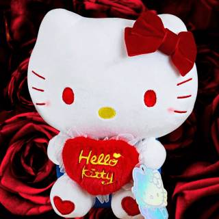 Hello Kitty and Stitch Valentines wallpaper