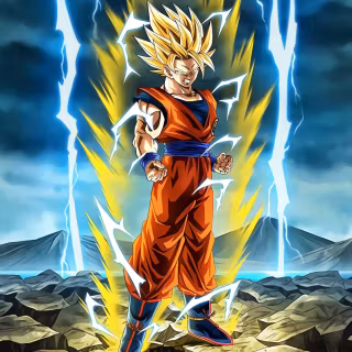 Saiyan Goku Fortnite wallpaper