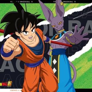 Saiyan Goku Fortnite wallpaper