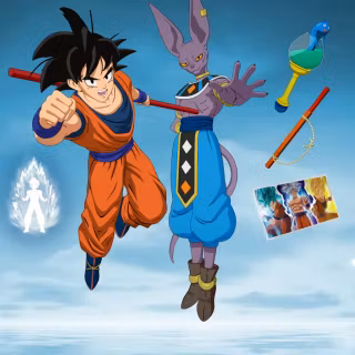 Saiyan Goku Fortnite wallpaper