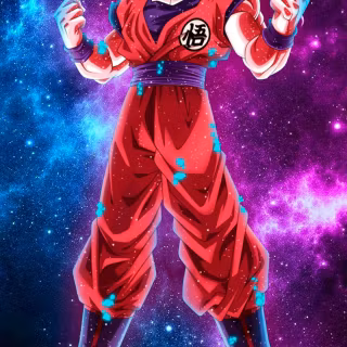 Purple Goku 4k wallpaper