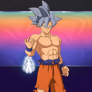 Saiyan Goku Fortnite wallpaper