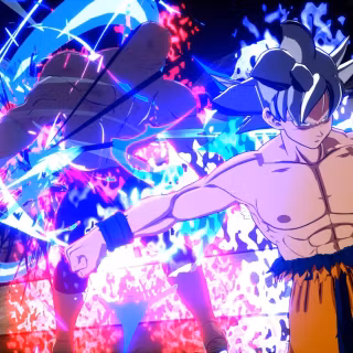 Goku with sword wallpaper