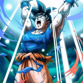 Goku with sword wallpaper