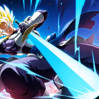 Goku with sword wallpaper