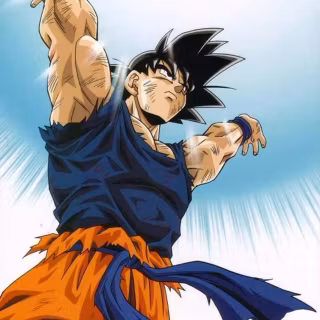 Goku with sword wallpaper