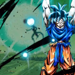 Goku with sword wallpaper