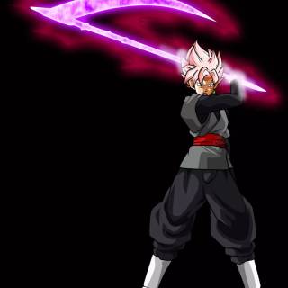 Goku with sword wallpaper