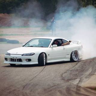 Nissan S15 Silvia drift wallpaper
