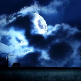 Horror sky wallpaper