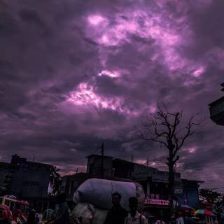 Horror sky wallpaper