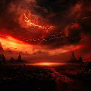 Horror sky wallpaper