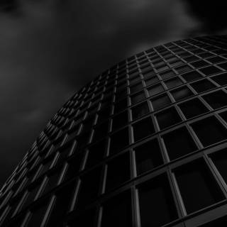 Black office wallpaper