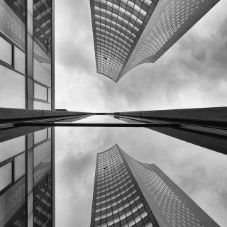 Black office wallpaper