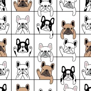 Line puppy wallpaper