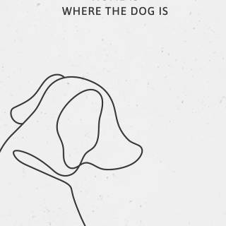 Line puppy wallpaper