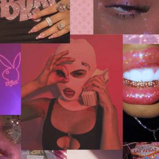 Baddie face wallpaper