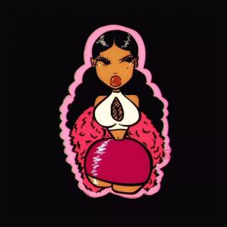 Baddie face wallpaper