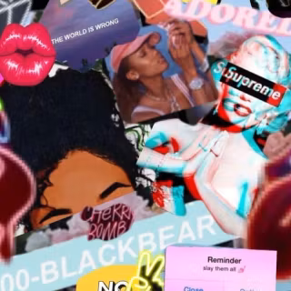 Baddie face wallpaper