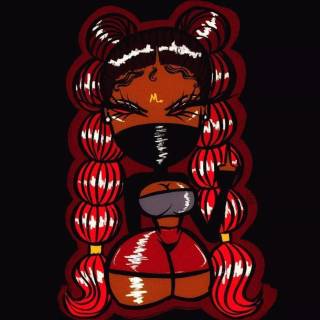 Baddie face wallpaper