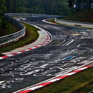 Race track wallpaper