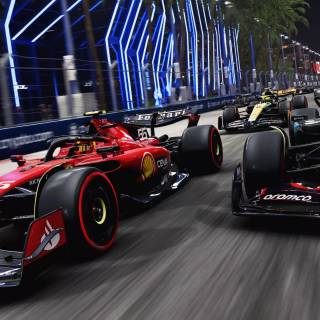 Race track 4k wallpaper