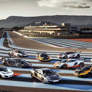 Race track wallpaper