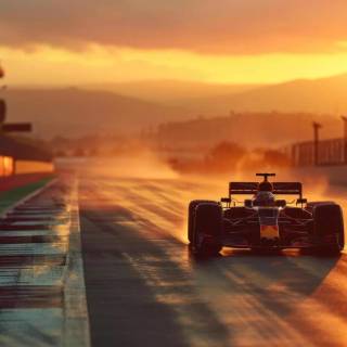 Race track wallpaper