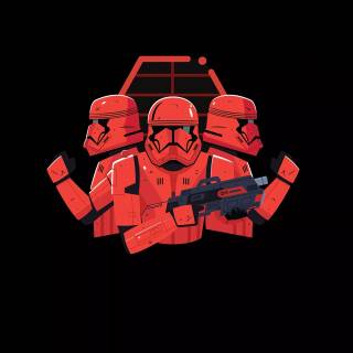 Star Wars minimal 4k wallpaper