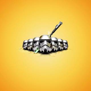 Star Wars minimal 4k wallpaper