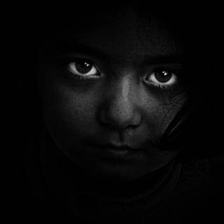 Girl black 4k wallpaper