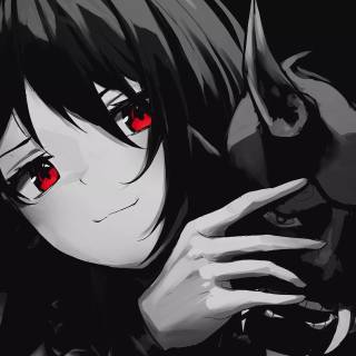 Girl black 4k wallpaper