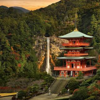 Japanese mountains wallpaper