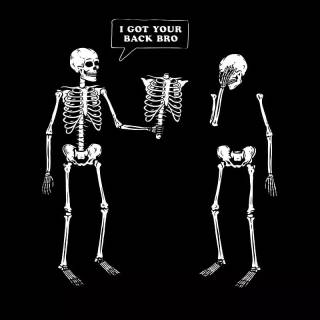 Skeleton sketch wallpaper